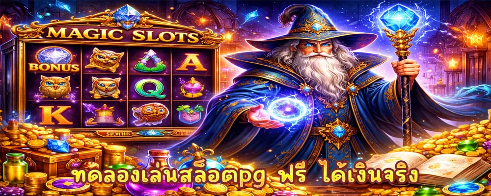 ทดลองเล่นสล็อตpg ฟรี ได้เงินจริง